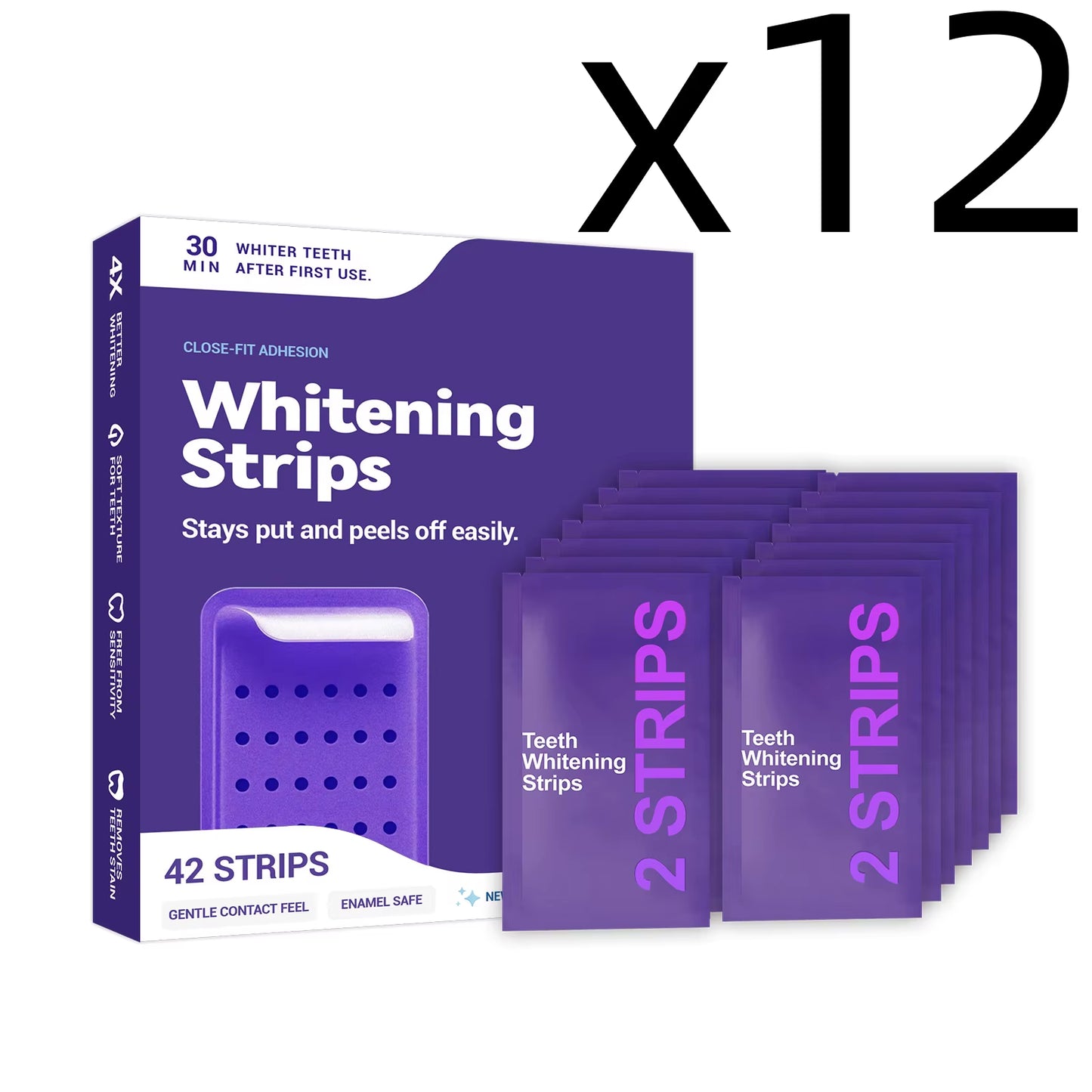 Mint Tooth Patches Brighten Teeth Surface Reduce Yellowing Enhance Teeth Beauty Protect Enamel Comfortable Use Tooth Care Patch