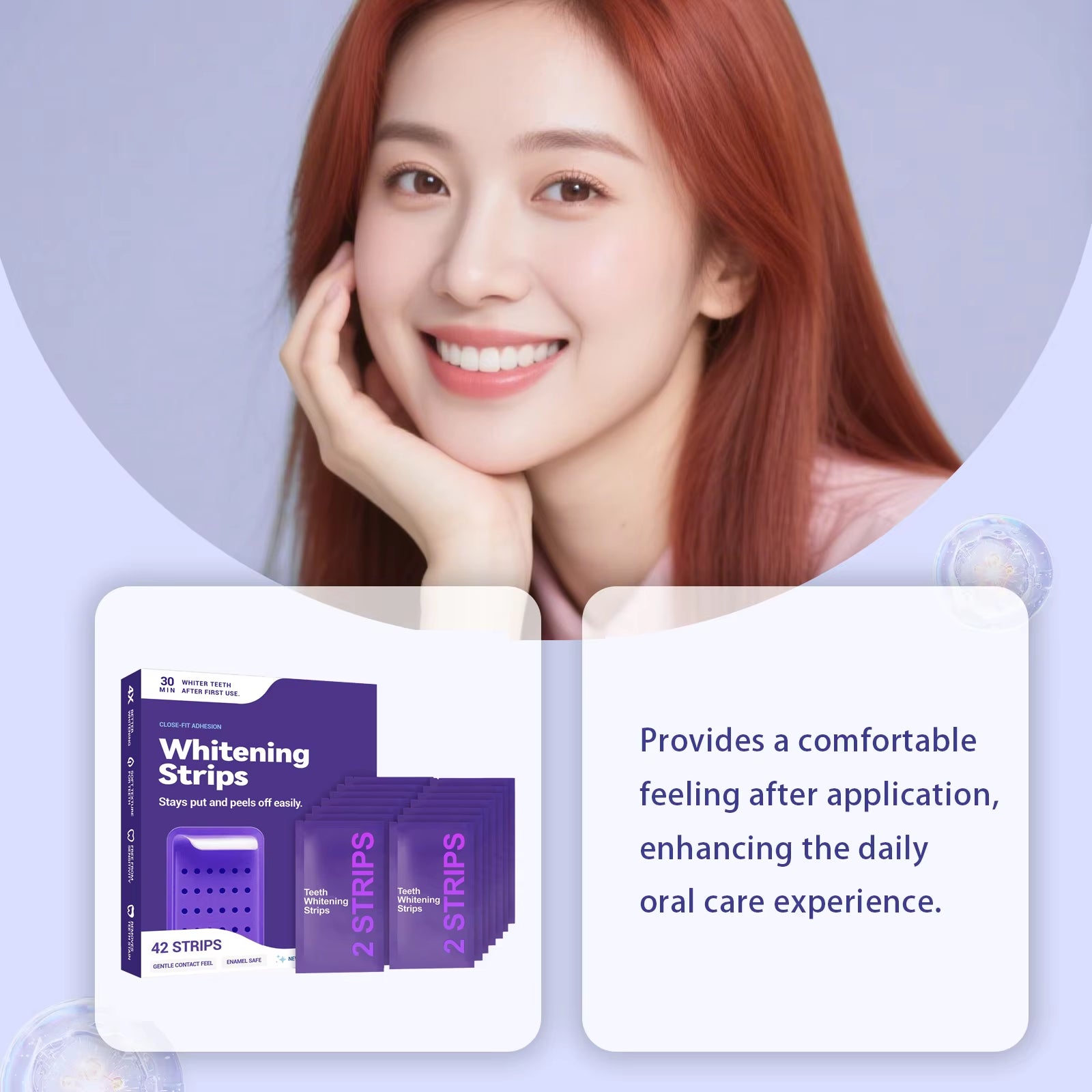 Mint Tooth Patches Brighten Teeth Surface Reduce Yellowing Enhance Teeth Beauty Protect Enamel Comfortable Use Tooth Care Patch