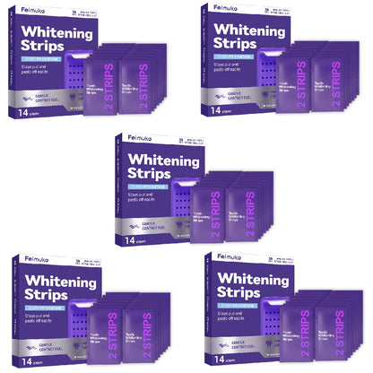 70/42/14 Strips Purple Tooth Whitening Strips for Sensitive Teeth, Improve Dental Yellowing Oral Care, for Lasting Bright Smile